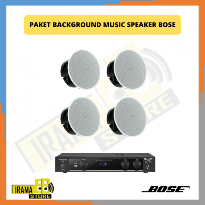 Paket Background Music Indoor Speaker Ceiling Bose - 4 Speaker